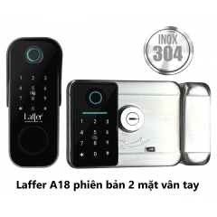 KHÓA VÂN TAY CỬA CỔNG CHỐNG NƯỚC 2 MẶT LAFFER A18